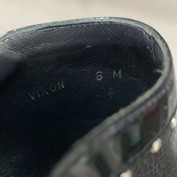 Brighton Vixon Chunky Black Slip On Heels Size 8 - Picture 8 of 8